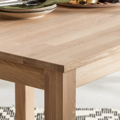 Table en bois de chêne massif salon salle à manger salle à manger bureau