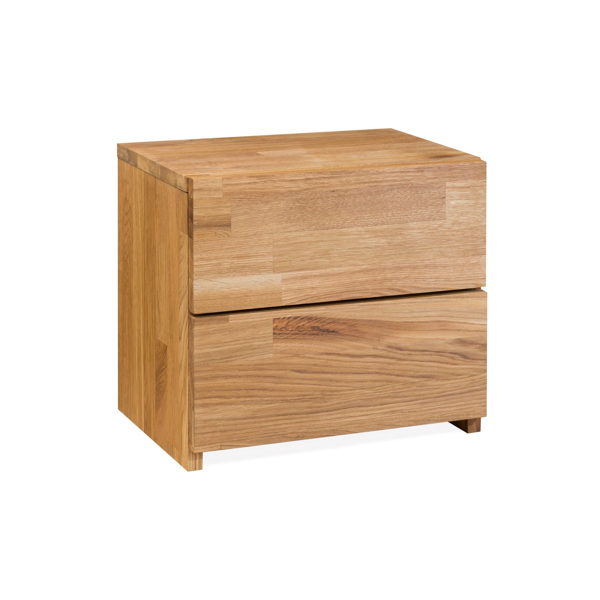 Mesa de noche Mesita auxiliar madera maciza roble natural nordico