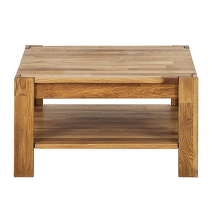 NordicStory Mesa de centro de madera maciza de roble
