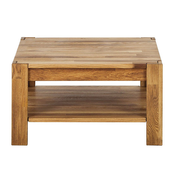 NordicStory Mesa de centro de madera maciza de roble
