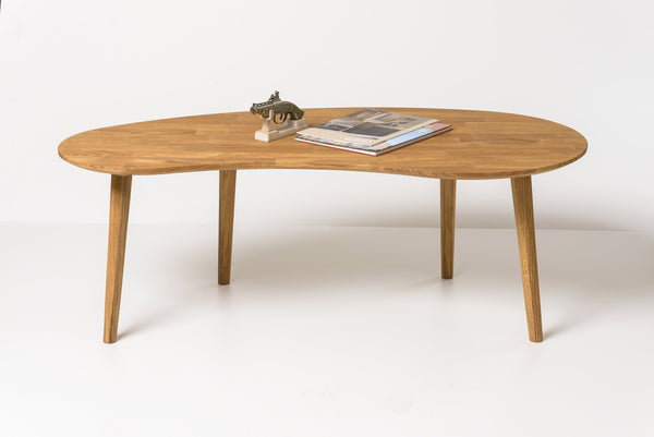 Mesa de centro de salon madera de roble macizo nordico