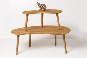 Mesa de centro de salon madera de roble macizo nordico