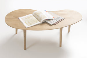 NordicStory mesa de centro madera maciza roble natural blanqueado salon oficina despacho 