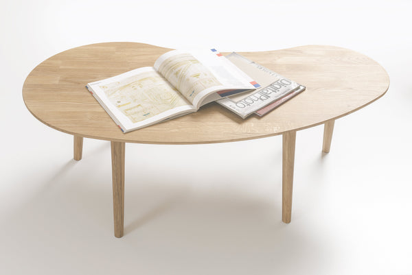 NordicStory mesa de centro madera maciza roble natural blanqueado salon oficina despacho 