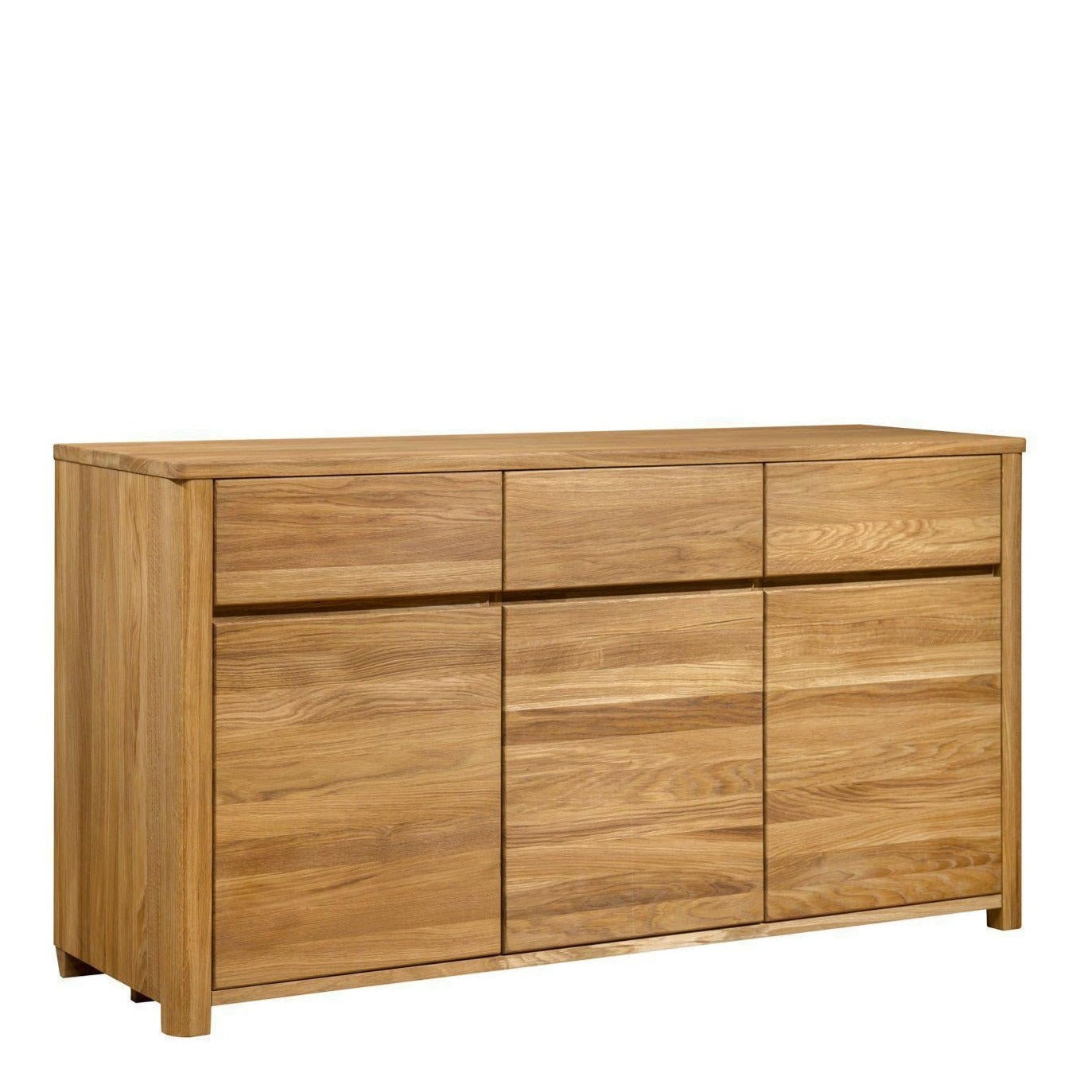 NordicStory Aparador Cómoda de madera maciza de roble 