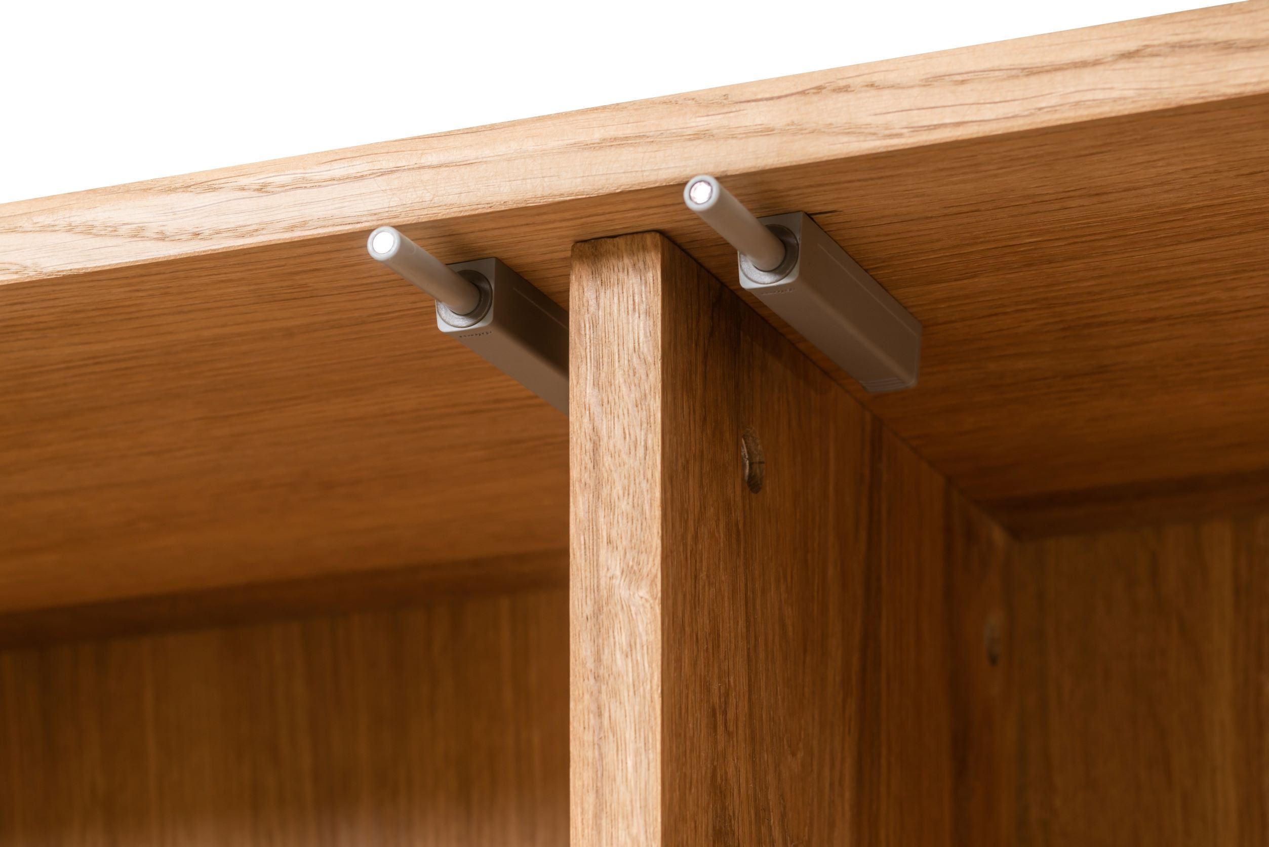 NordicStory Armario de pared de madera maciza de roble 