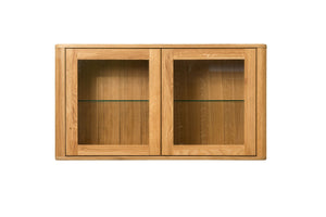 NordicStory Armario de pared de madera maciza de roble 