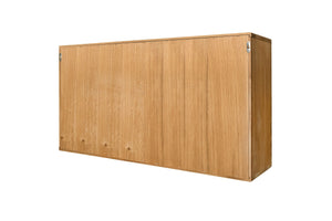 NordicStory Armario de pared de madera maciza de roble 