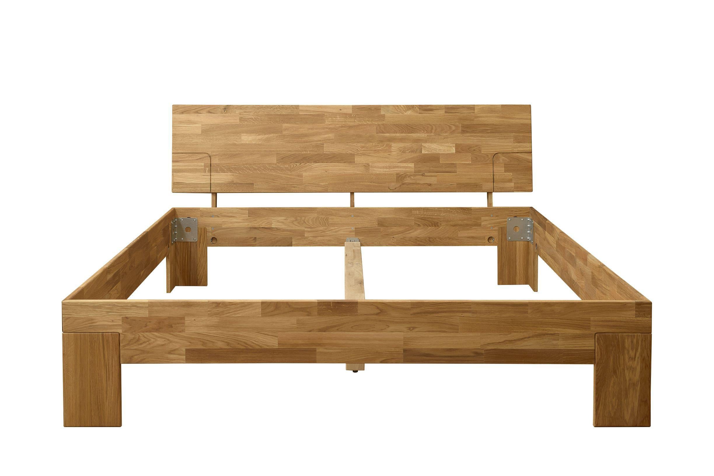 NordicStory Cama Madera Maciza Roble Dormitorio Nordico Escandinavo 