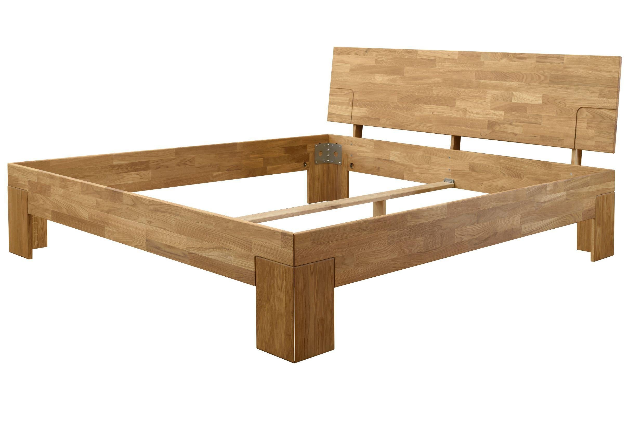 NordicStory Cama Madera Maciza Roble Dormitorio Nordico Escandinavo