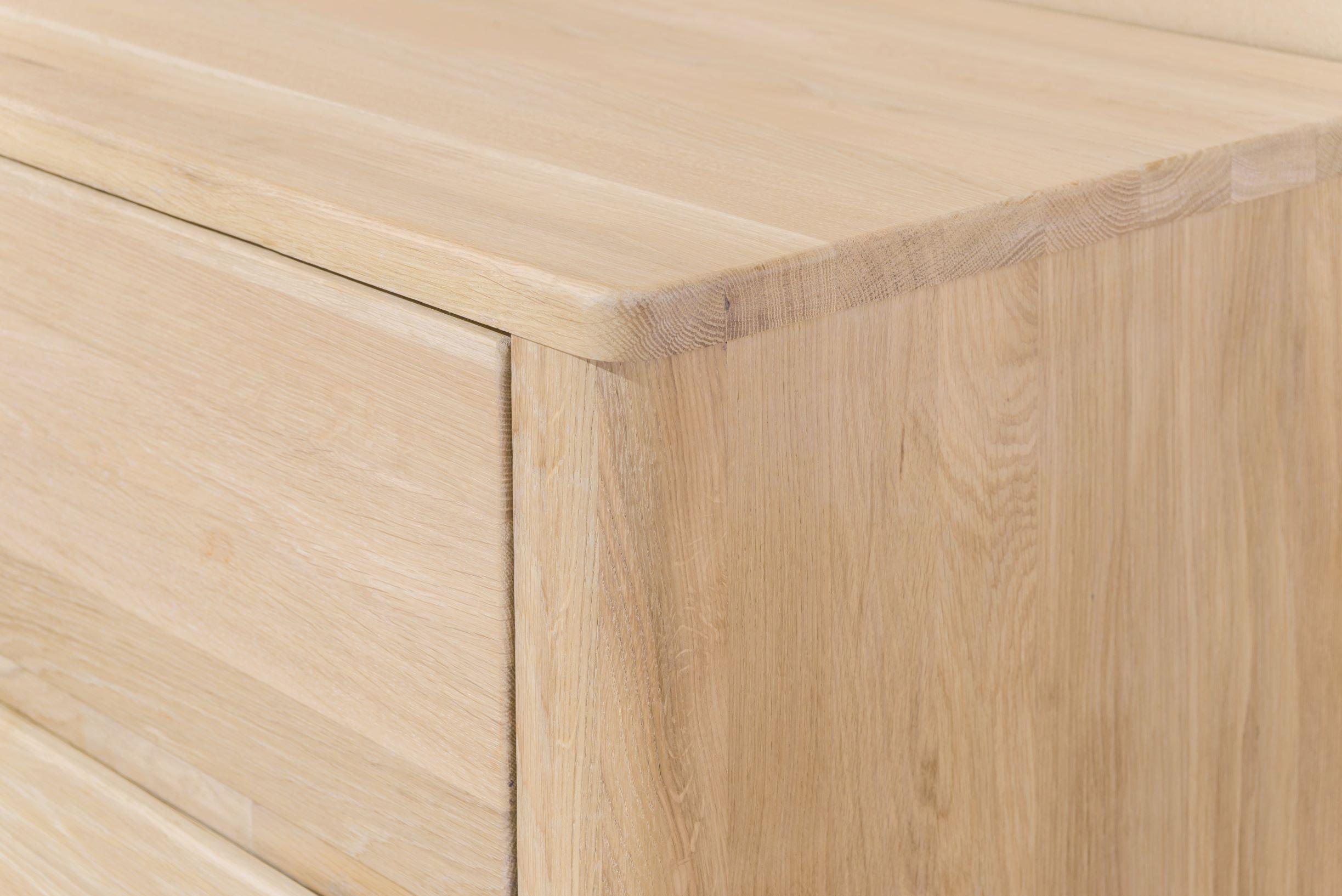 NordicStory Elsa Aparador Comoda Cajonera de madera maciza roble escandinavo