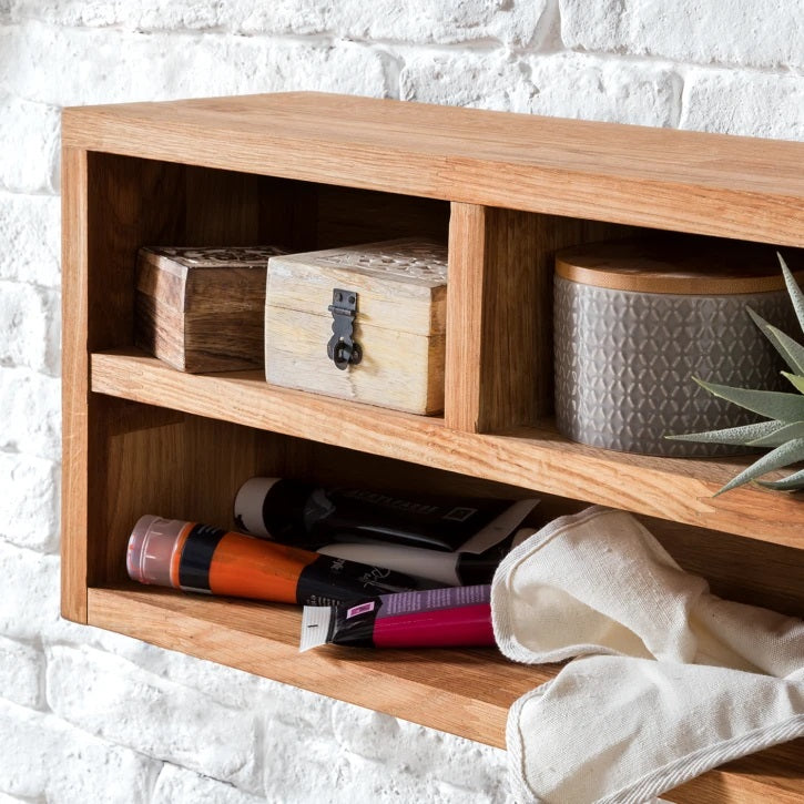 NordicStory Mesa escritorio de madera maciza de roble