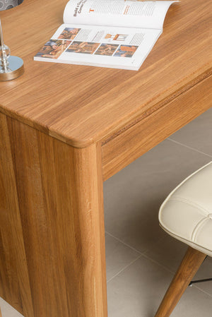 NordicStory Mesa escritorio de madera maciza de roble