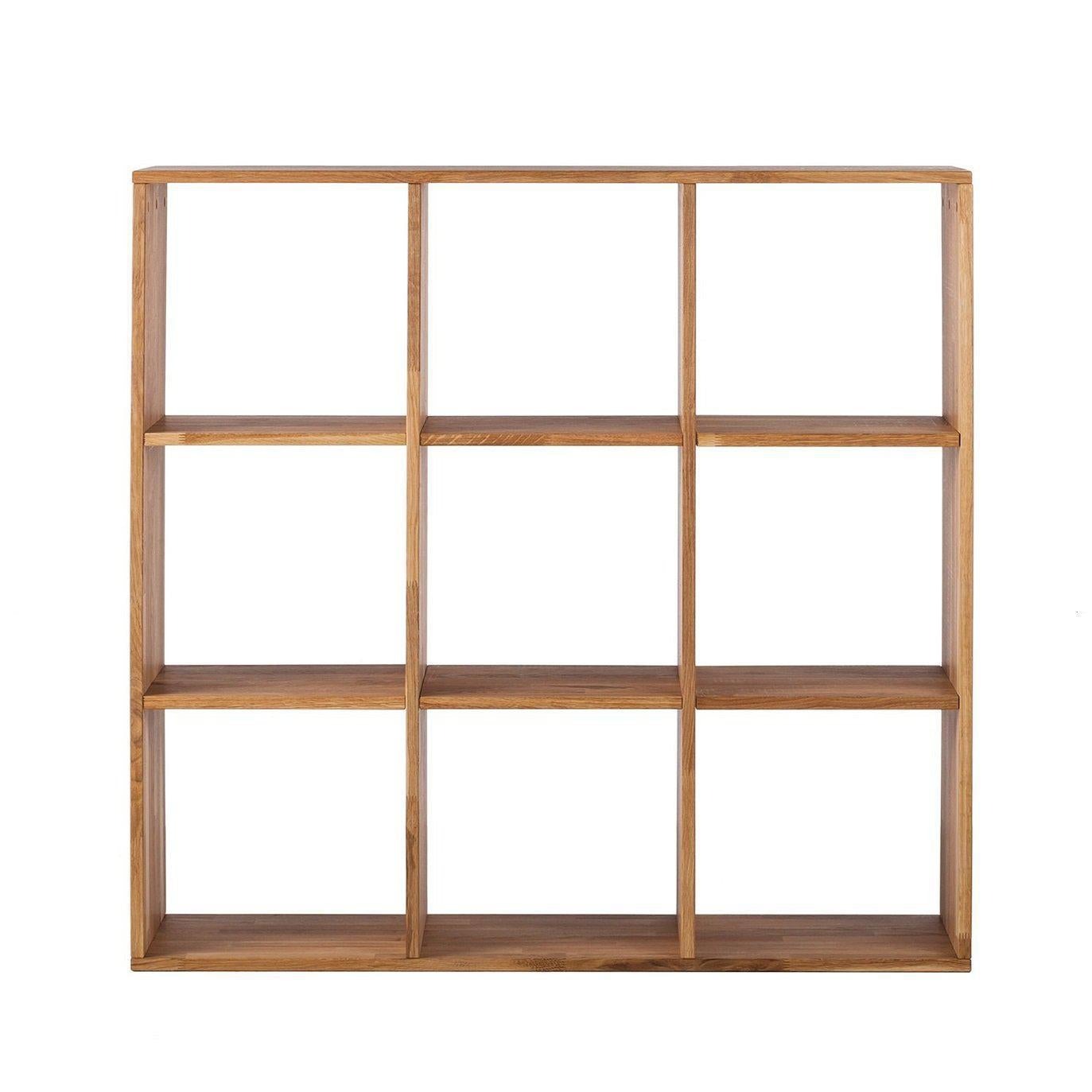 NordicStory Estanteria Libreria de madera maciza de roble