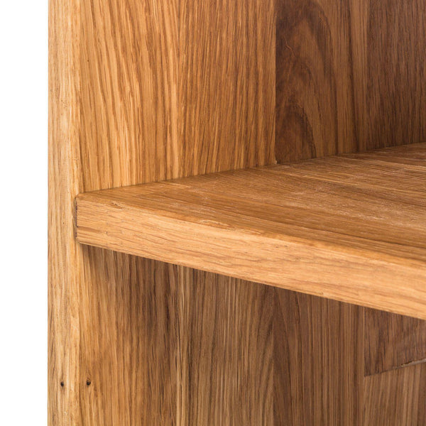 NordicStory Estanteria Libreria De Madera Maciza De Roble Escandinavo