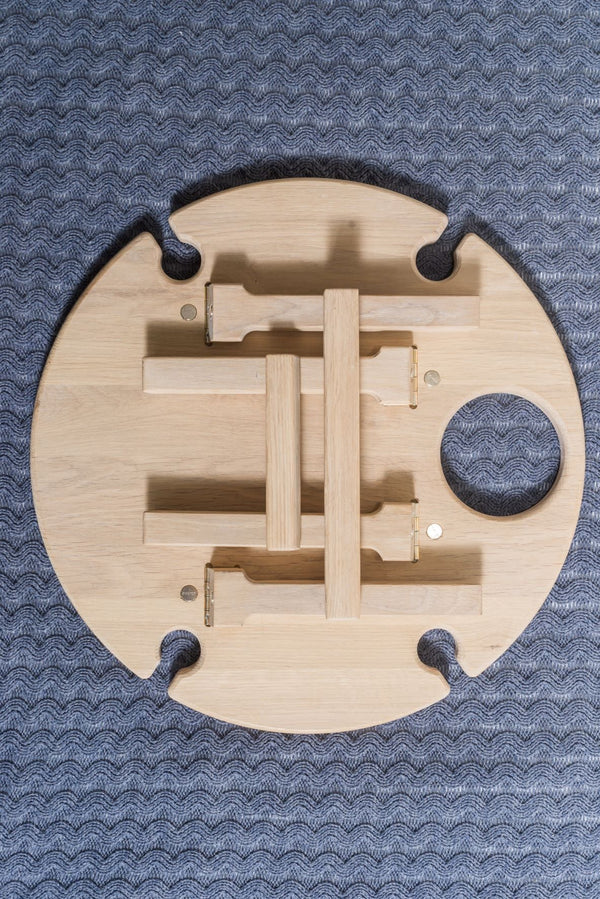 NordicStory Mesa De Picnic Portátil para Vino, Bandeja Plegable