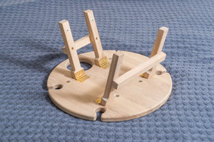 NordicStory Mesa De Picnic Portátil para Vino, Bandeja Plegable