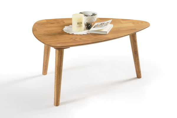 Table basse gigogne en bois massif de chêne Escandi 2 – 70 x 50 x 36 cm / 73,8 x 70 x 45 cm / 90 x 60 x 46 cm - NordicStory