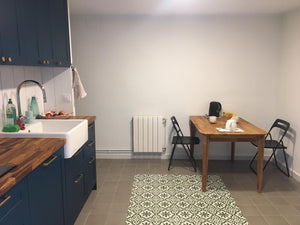 Table à manger extensible en bois massif de chêne France