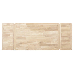 NordicStory Mesa de comedor extensible de madera maciza de roble escandinavo nordico 