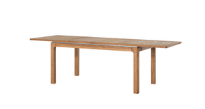 NordicStory Mesa de comedor extensible  de madera maciza roble diseno nordico moderno rustico