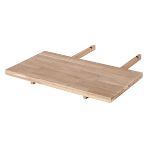 NordicStory Mesa de comedor extensible de madera maciza de roble