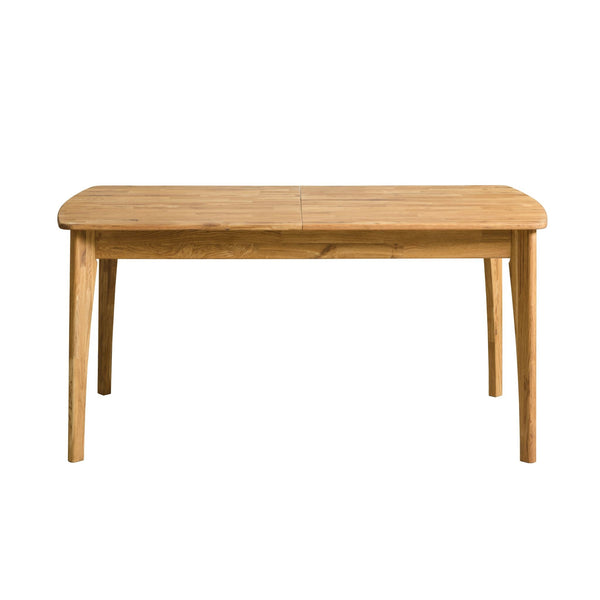 NordicStory Mesa extensible de comedor de madera maciza de roble 