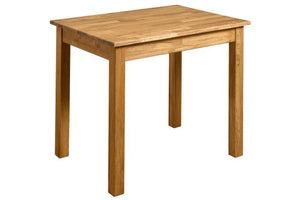 NordicStory Mesa de comedor de madera maciza de roble