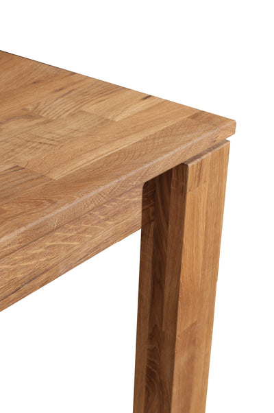 Table à rallonge 140/190x90 effet bois chêne noueux DALICE