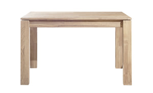 NordicStory Mesa de comedor rectangular de madera maciza de roble