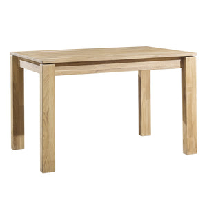 NordicStory Mesa de comedor rectangular de madera maciza de roble