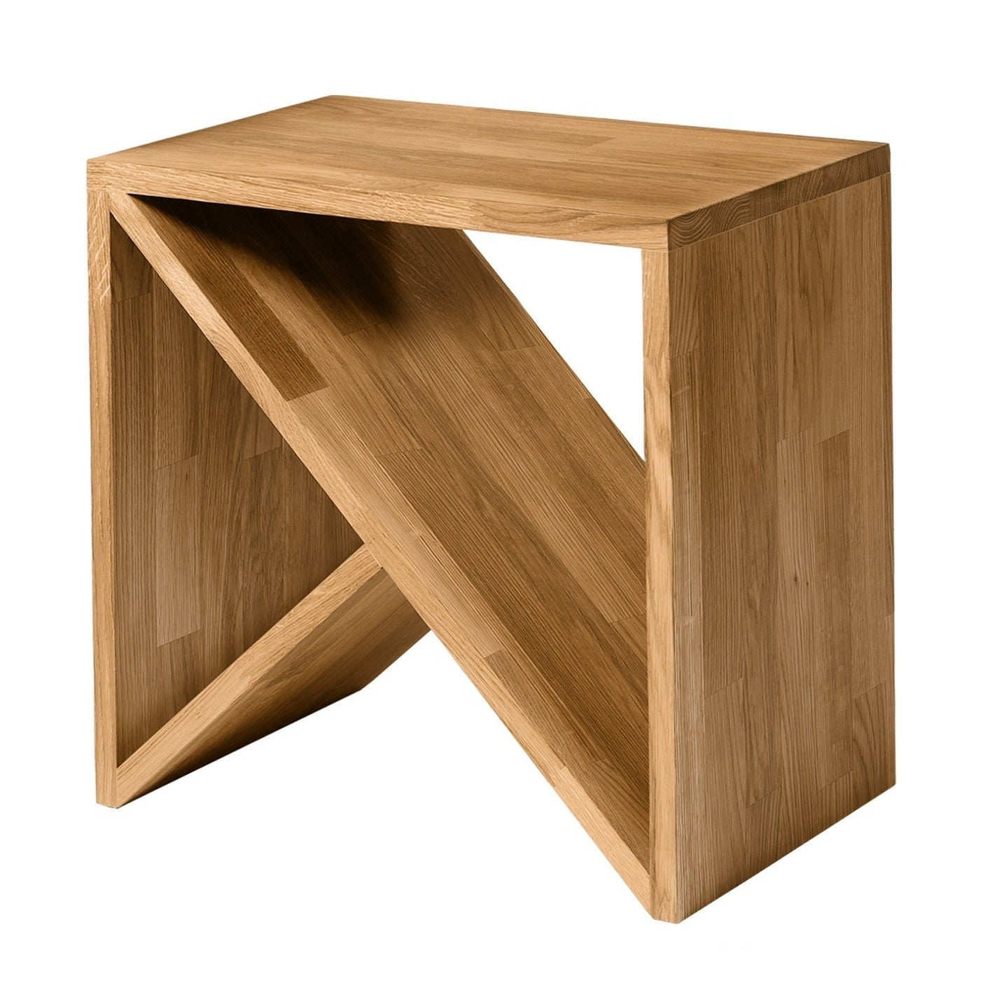 Table de chevet en bois massif de chêne Danemark