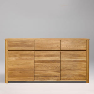 NordicStory Mueble Aparador Cajonera Madera Maciza Roble Nordico