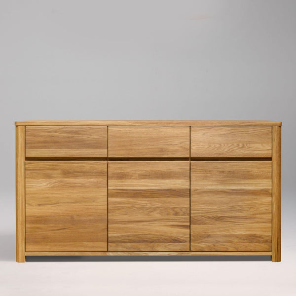 NordicStory Mueble Aparador Cajonera Madera Maciza Roble Nordico