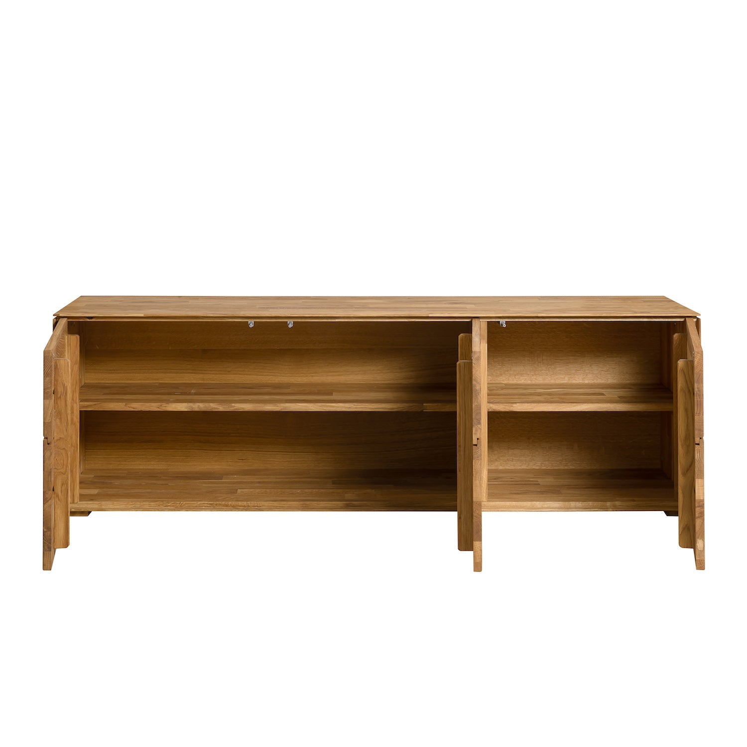 NordicStory Mueble de TV de madera maciza de roble aparador para salon nordico