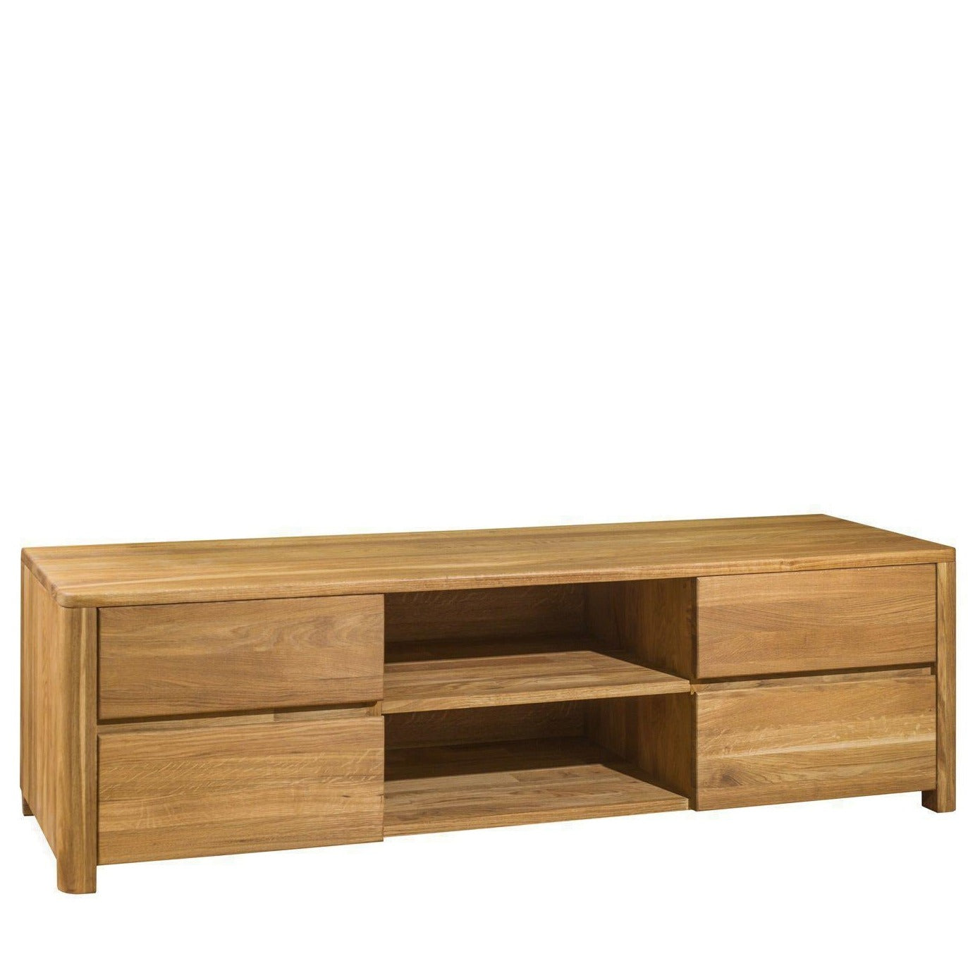 NordicStory Mueble de TV de madera maciza de roble nordico escandinavo 