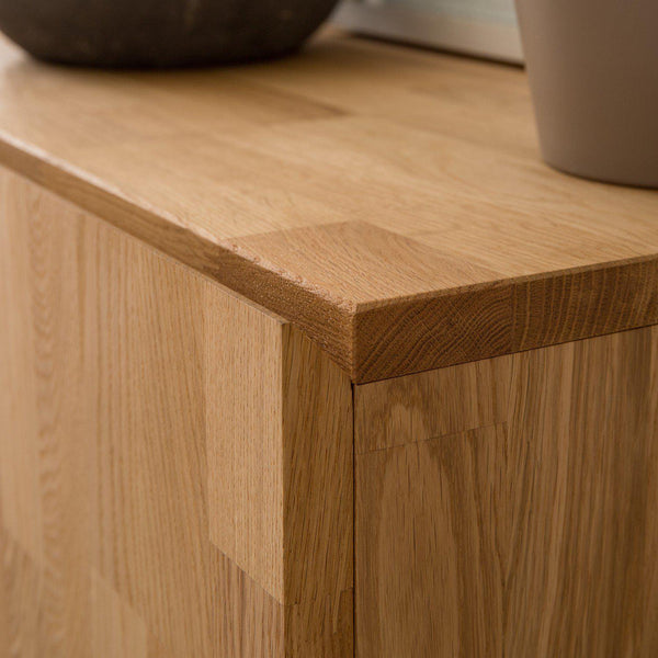 NordicStory Mueble de TV  madera maciza roble diseno industrial escandinavo 