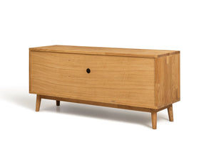 NordicStory Mueble de TV de madera maciza de roble nordico