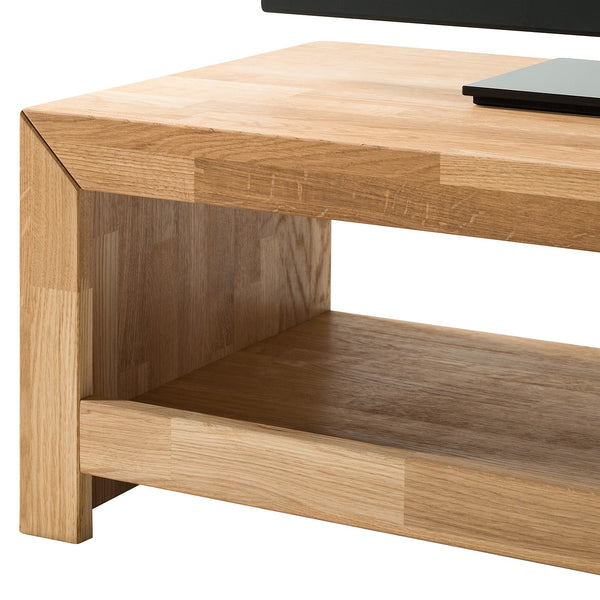 NordicStory Mueble de TV de madera maciza de roble
