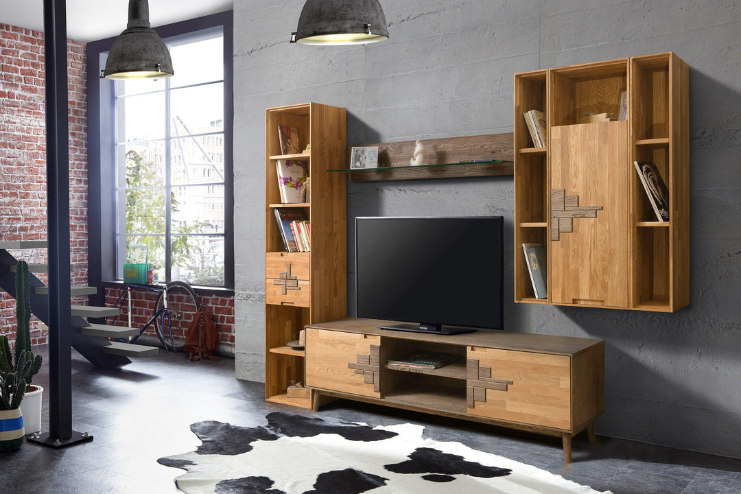 meuble tv en bois massif