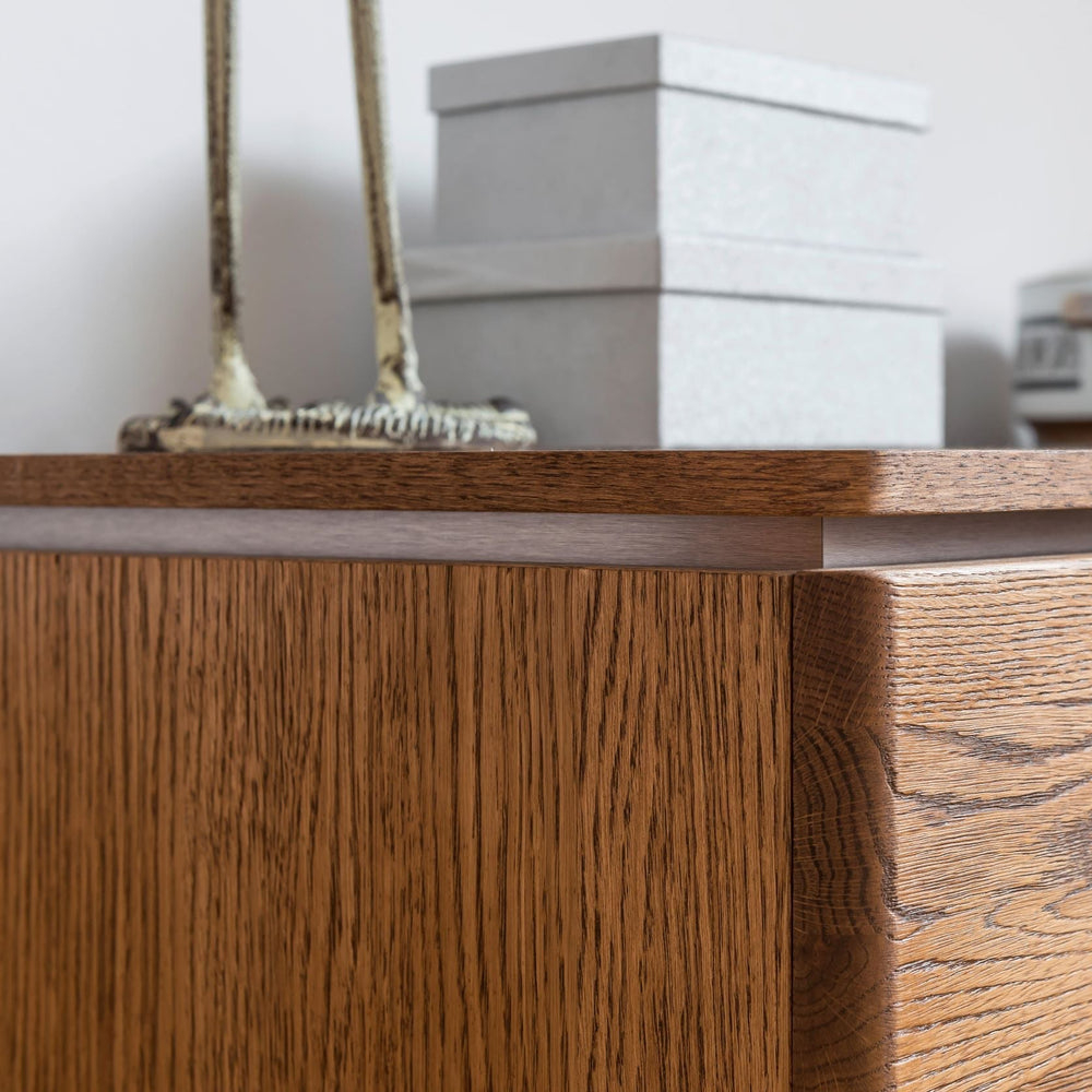 Meuble TV en bois de chêne Monténégro 24 - LoftStory