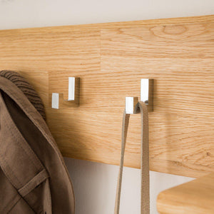 Patère en bois massif de chêne Arizona – 120 x 21 x 18 cm - NordicStory