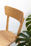 NordicStory Pack de 4 chaises de salle à manger en chêne massif Diana