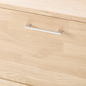 NordicStory Zapatero de roble madera maciza recibidor escandinavo 