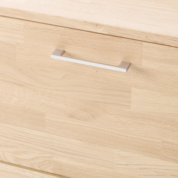 NordicStory Zapatero de roble madera maciza recibidor escandinavo 