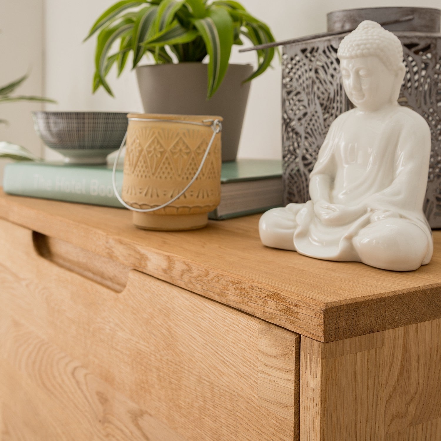 NordicStory Zapatero de madera maciza de roble Mueble para zapatos nordico escandinavo 