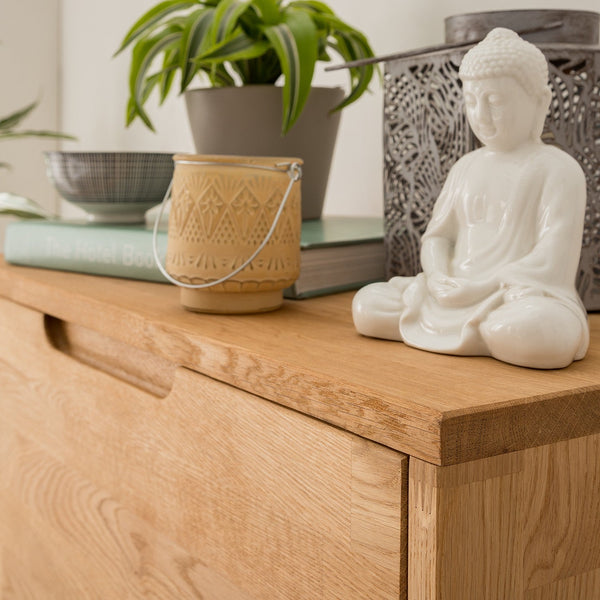 NordicStory Zapatero de madera maciza de roble Mueble para zapatos nordico escandinavo 