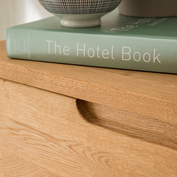 NordicStory Zapatero de madera maciza de roble Mueble para zapatos nordico escandinavo 