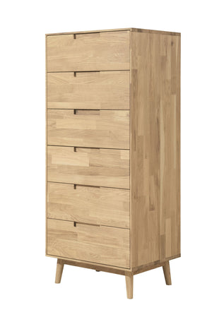 NordicStory Cómoda "Escandi 6" 60 x 45 x 139 cm.