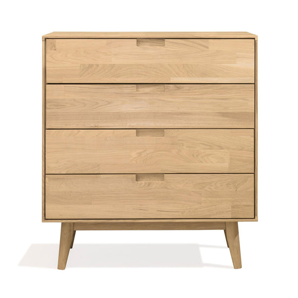 Commode en bois massif de chêne style scandinave Roble.Store